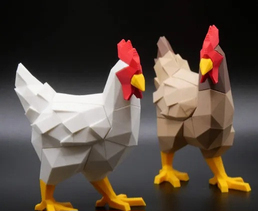 پازل سه بعدی مگنتی طرح خروس